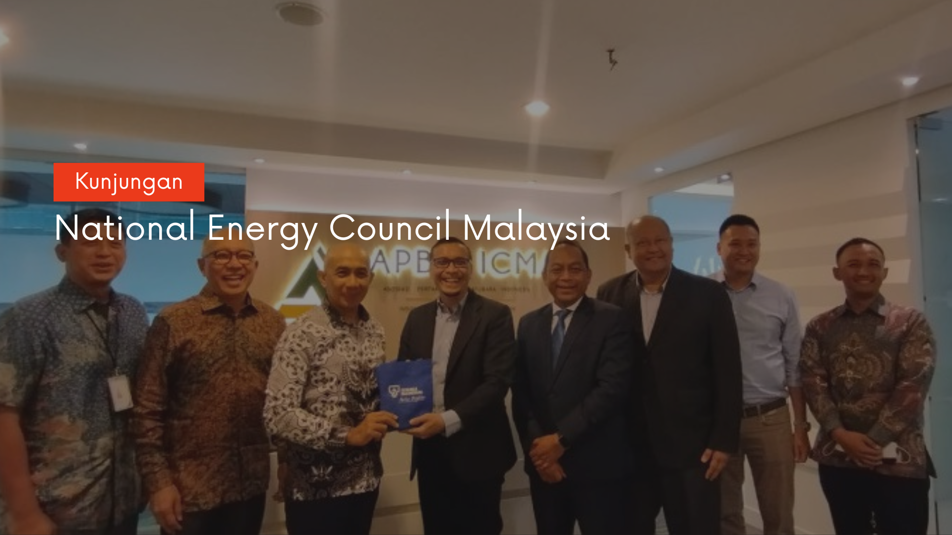 KUNJUNGAN NATIONAL ENERGI COUNCIL MALAYSIA