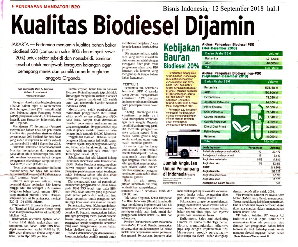 Kualitas Biodiesel Dijamin copy