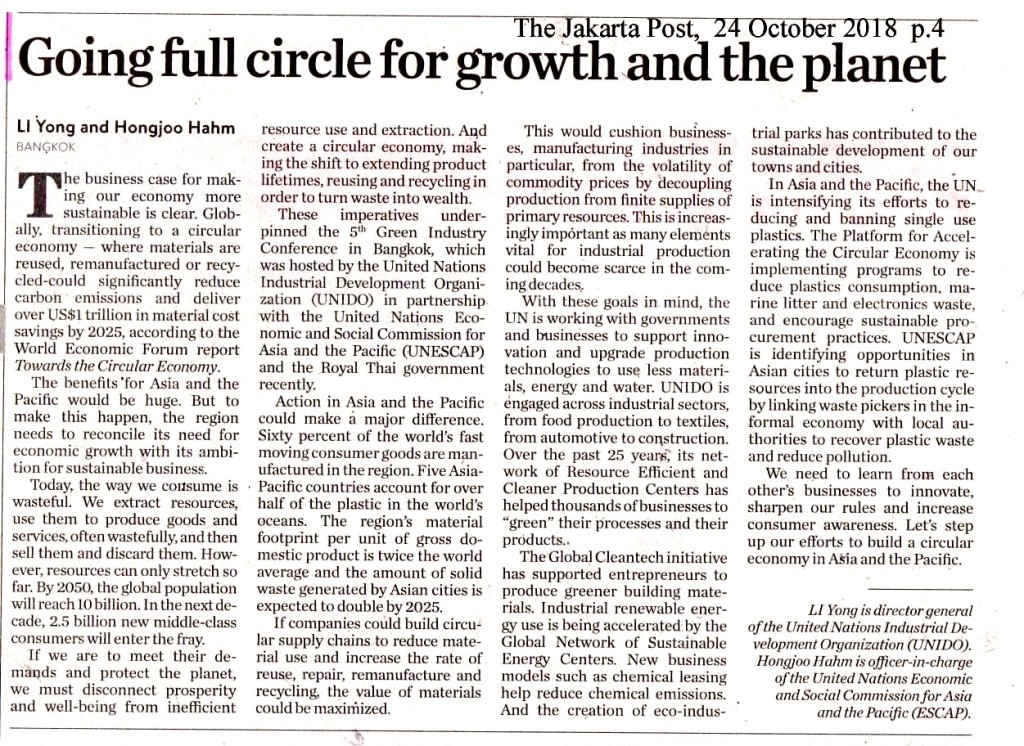 Going full circle for growth and the planet