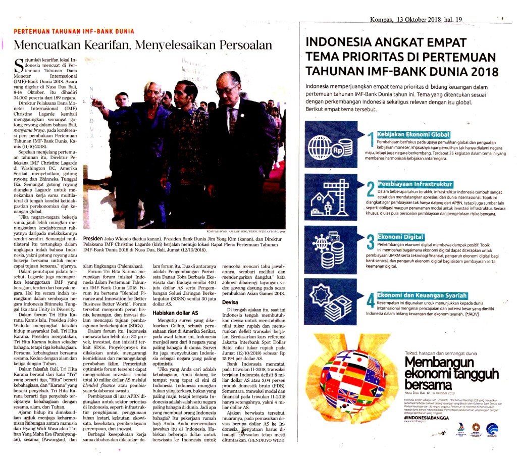 Mencuatkan Kearifan, Menyelesaikan Persoalan_  Indonesia Angkat Empat Tema Prioritas di Pertemuan Tahunan IMF-Bank Dunia 2018 copy