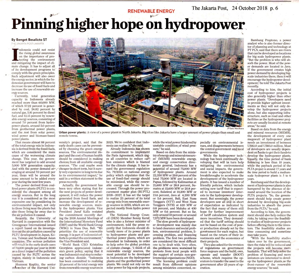 Pinning higher hope on hydropower copy
