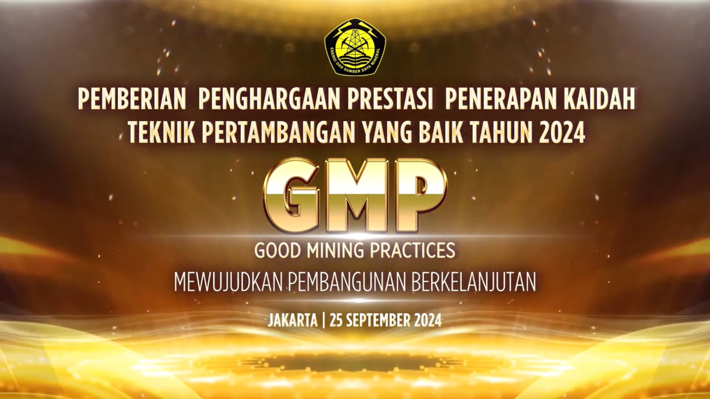 GMP Award 2024! Optimisme Dalam Pengelolaan Pertambangan Berkelanjutan