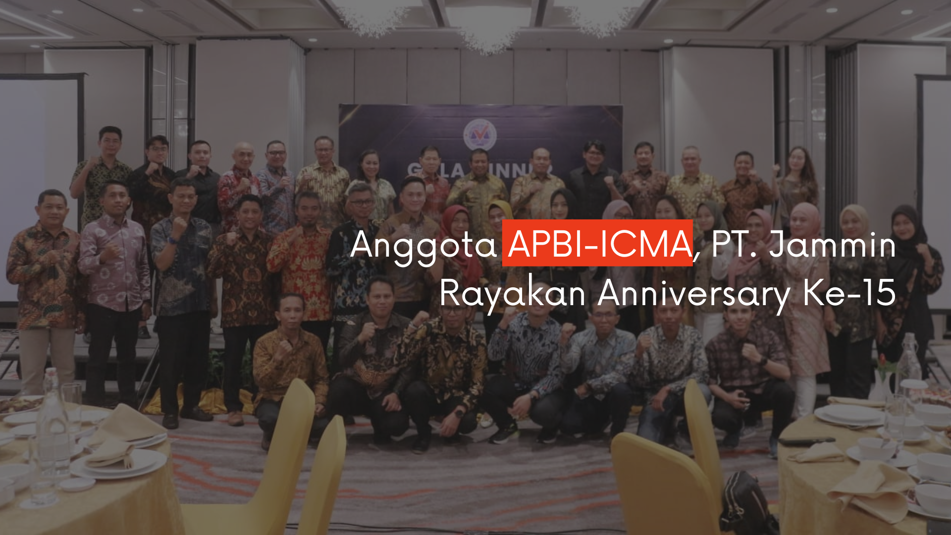 Anggota APBI-ICMA, PT Jammin Rayakan Anniversary Ke-15
